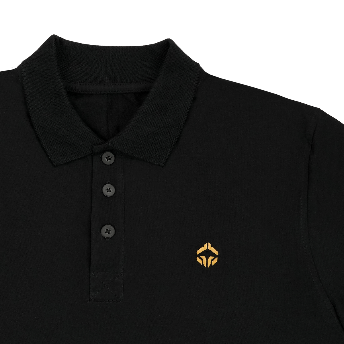 Polo majica Minimal (črna z zlatim logotipom)