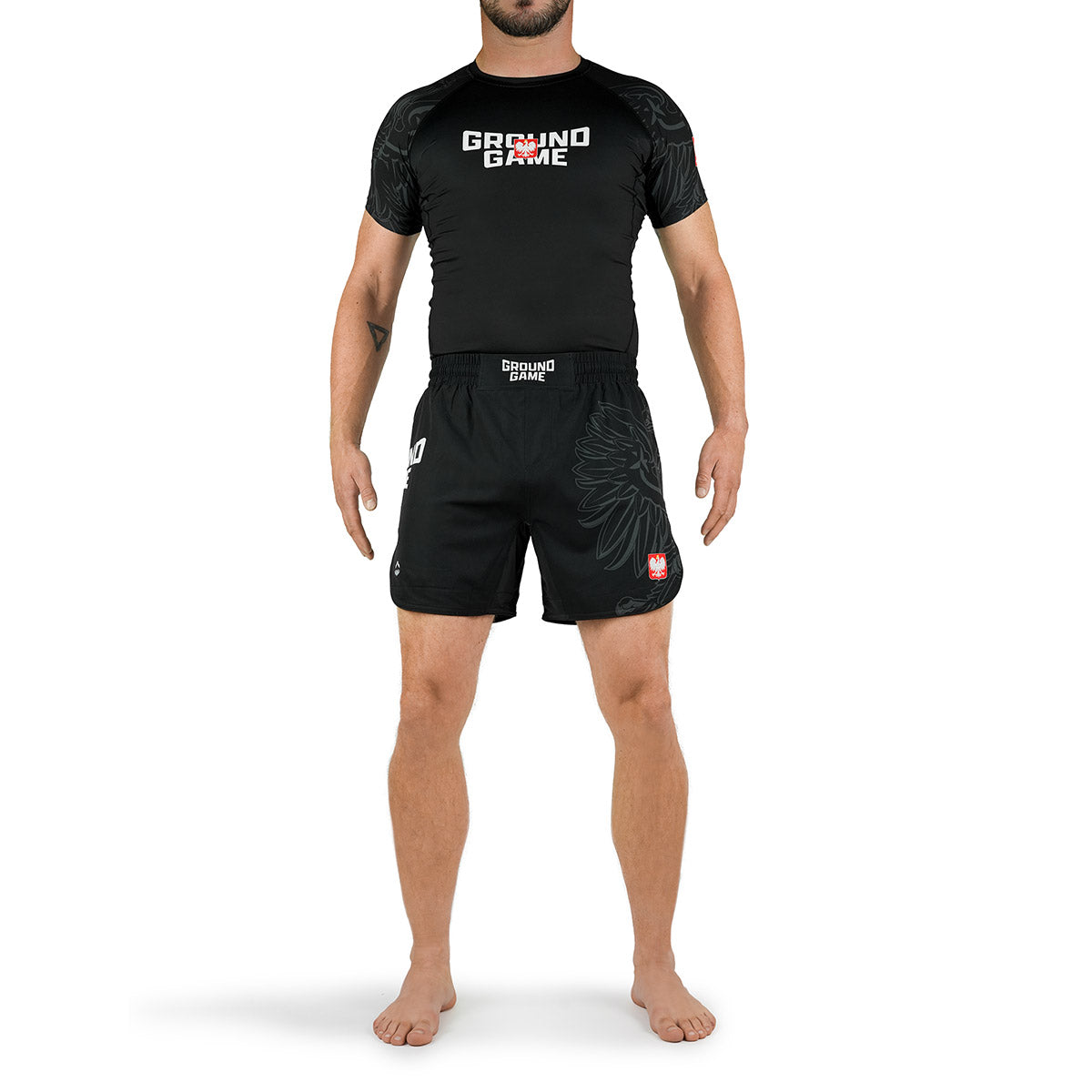 Lahke MMA Kratke Hlače Poljska 3.0 (Črn)