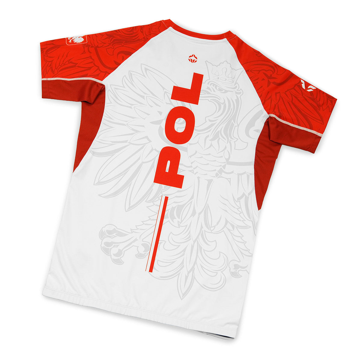 Rashguard Poljska 3.0 s kratkimi rokavi (Bela)