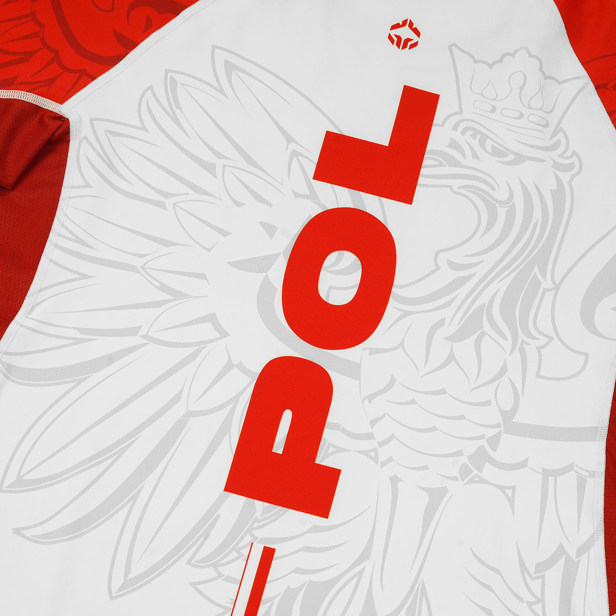 Rashguard Poljska 3.0 s kratkimi rokavi (Bela)