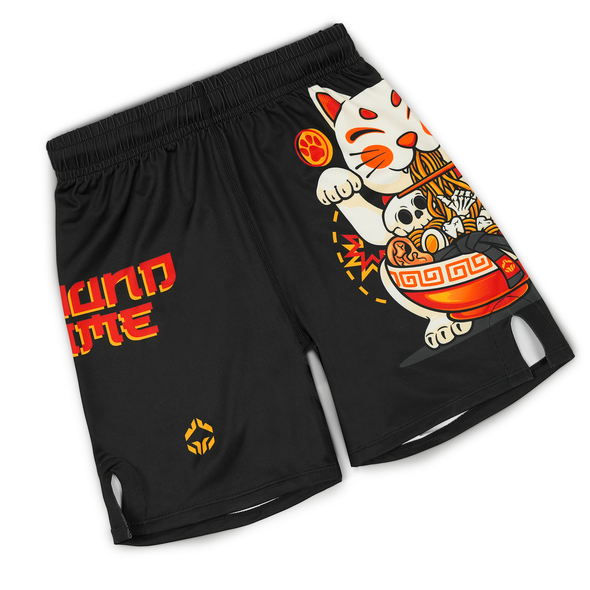 Otroške trening kratke hlače Ramen Cat