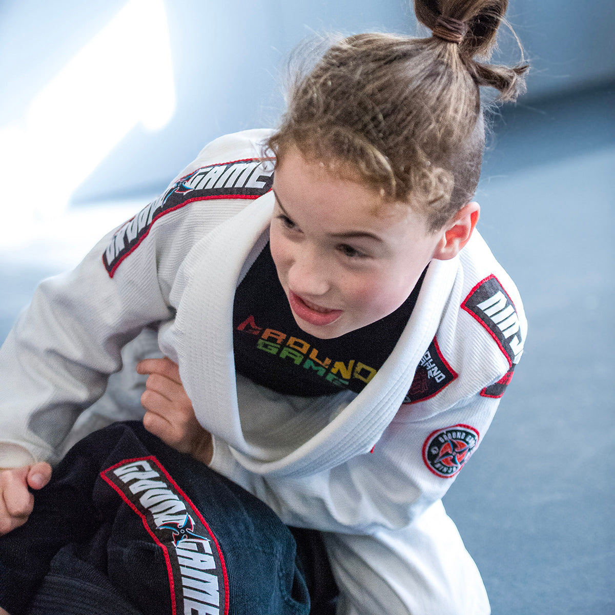 Otroški BJJ GI Ninja (bel)