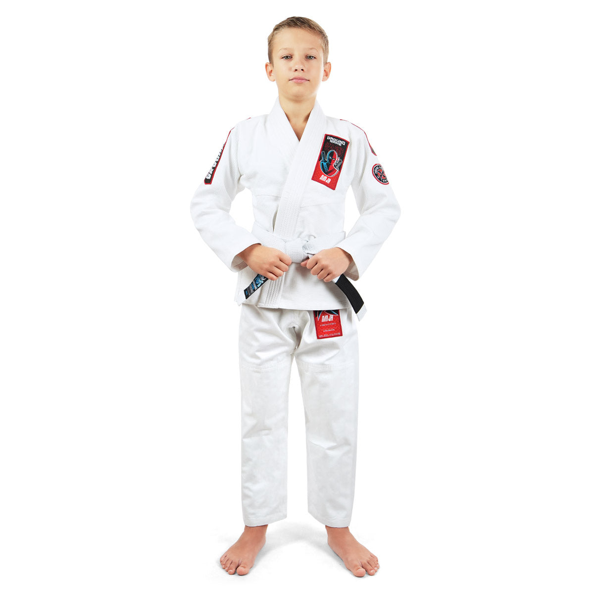 Otroški BJJ GI Ninja (bel)