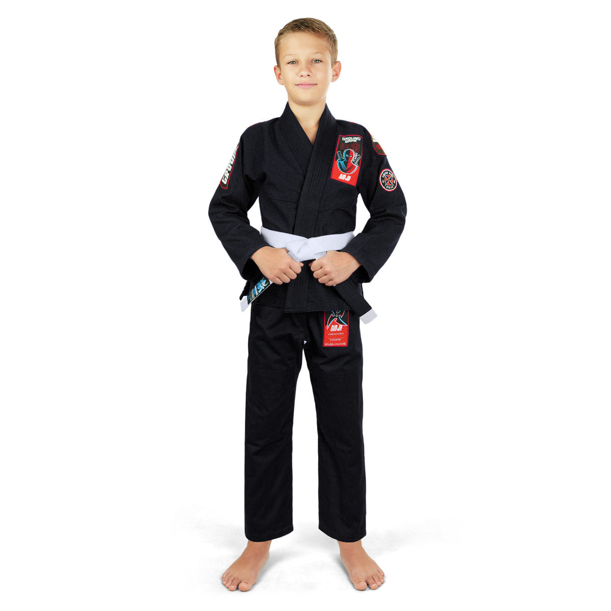 Otroški GI za BJJ Ninja (črn)