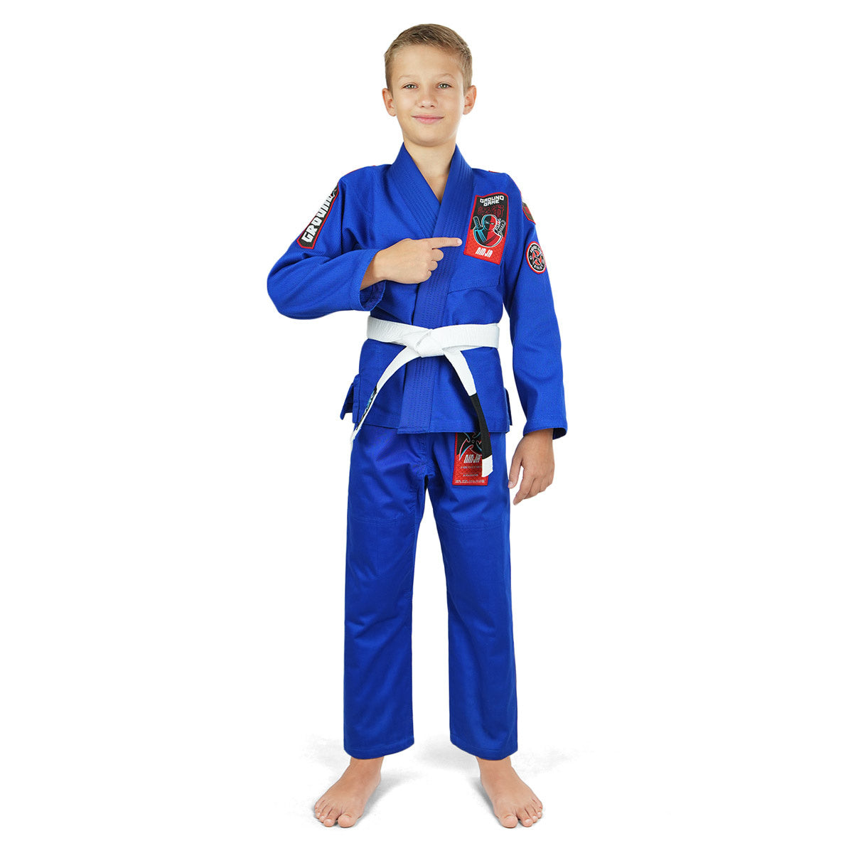 Otroški BJJ GI Ninja (moder)