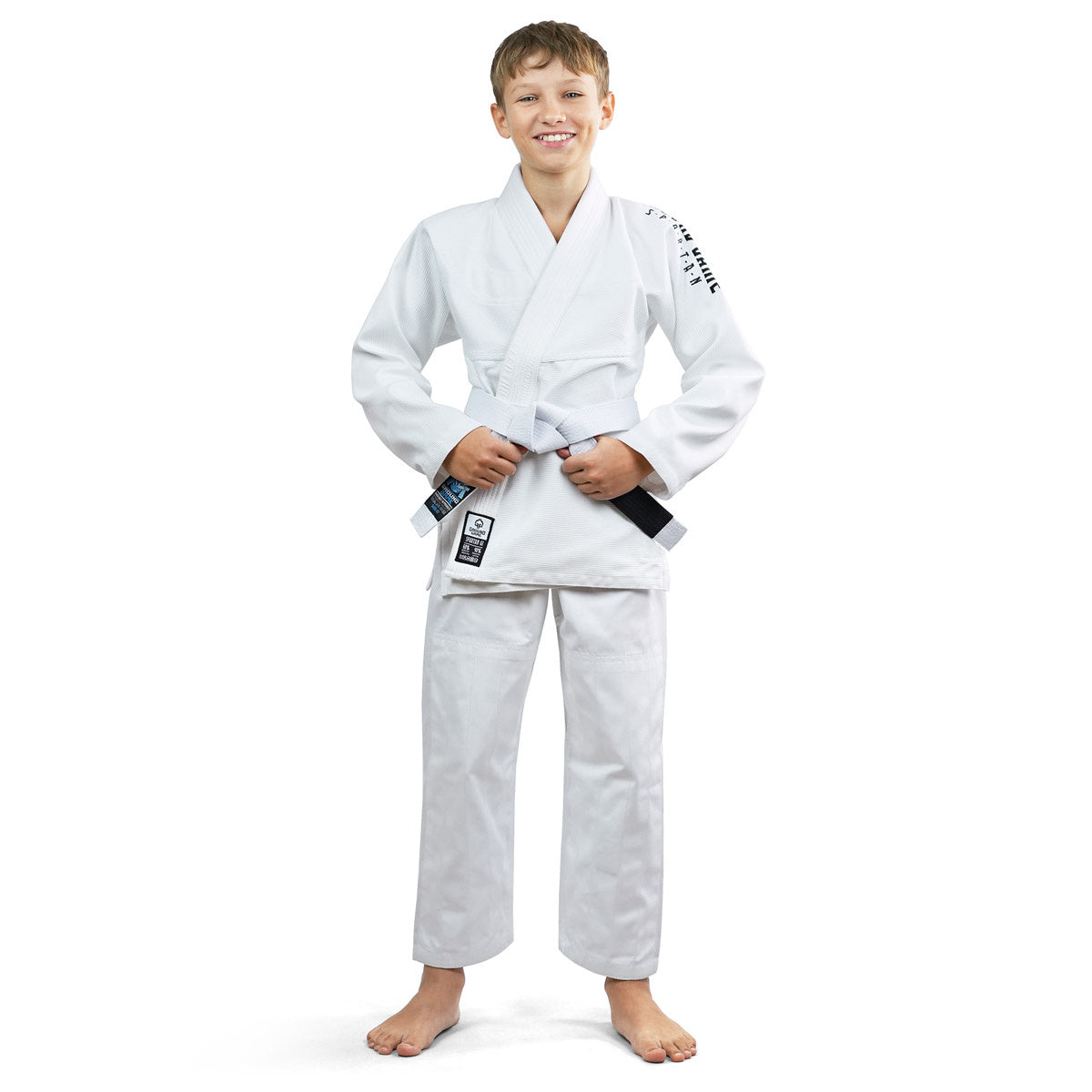 Otroški BJJ GI Spartan (bel)
