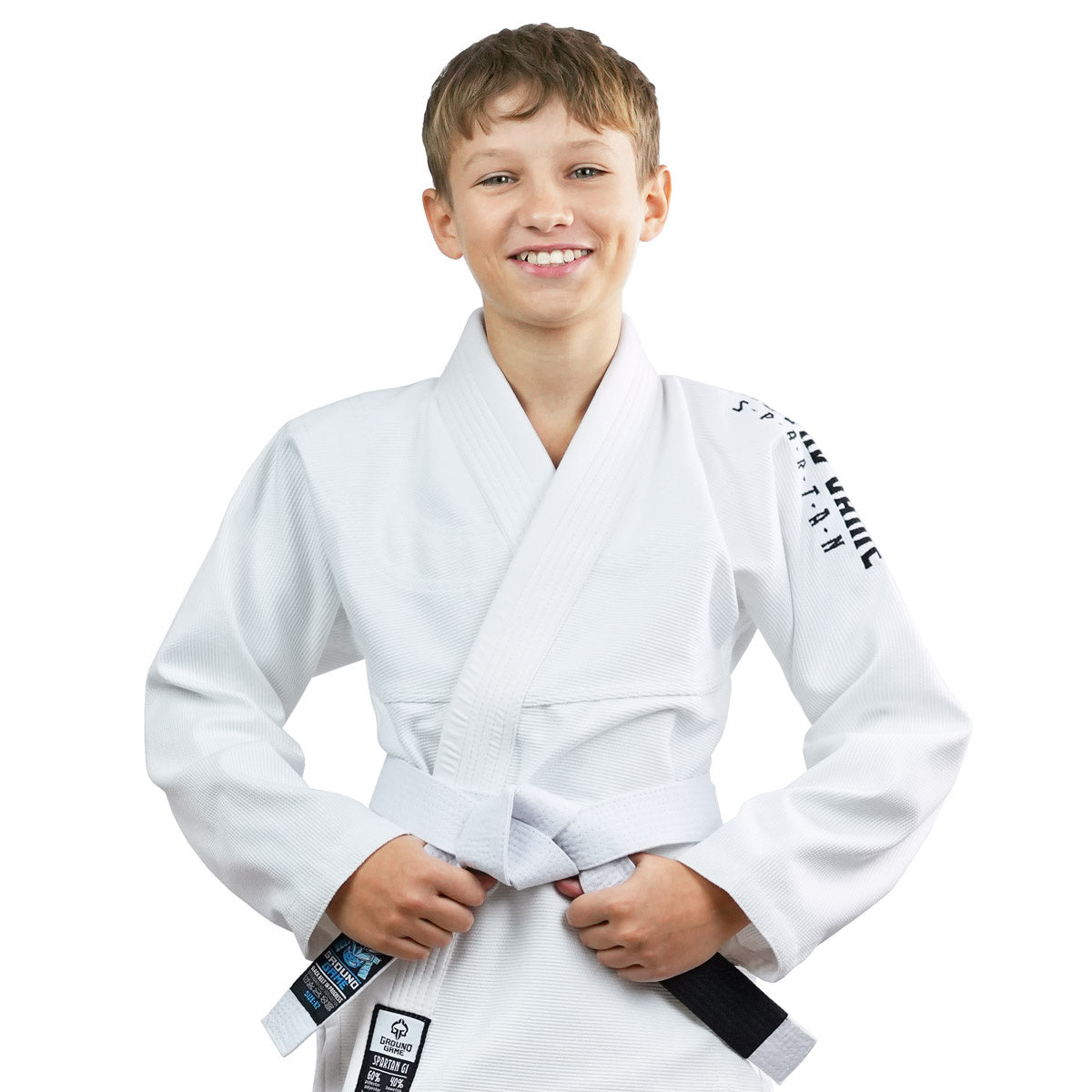 Otroški BJJ GI Spartan (bel)