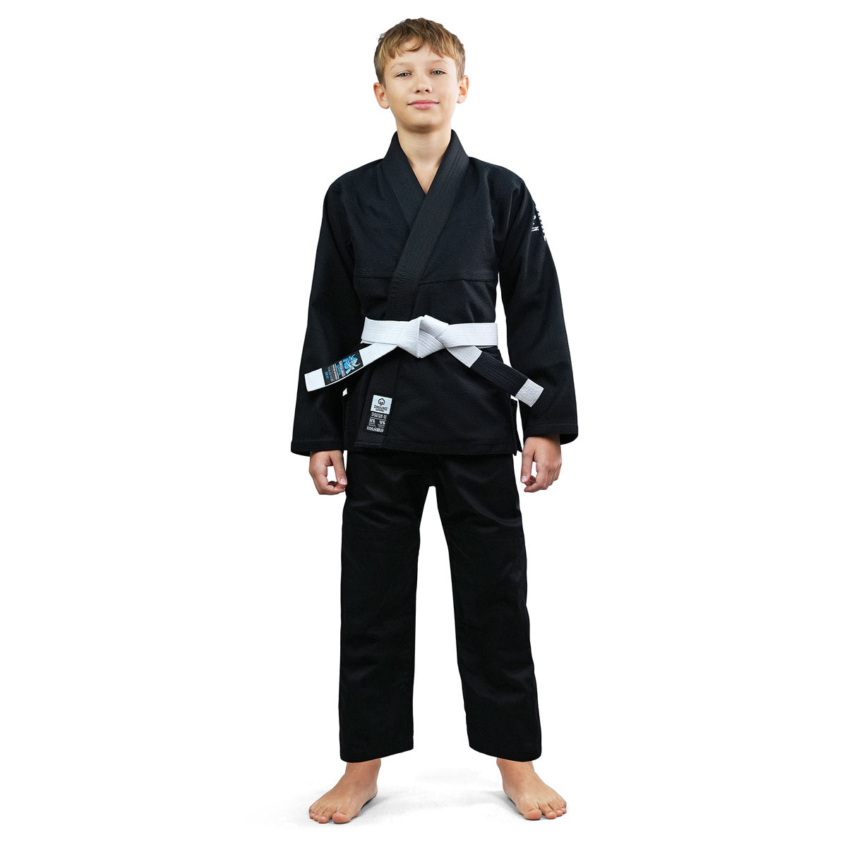Otroški BJJ gi Spartan (Črn)
