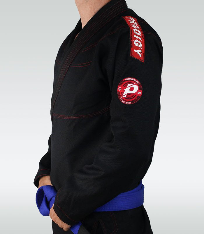 GI za BJJ za najstnike Prodigy (črn) + PAS brezplačno