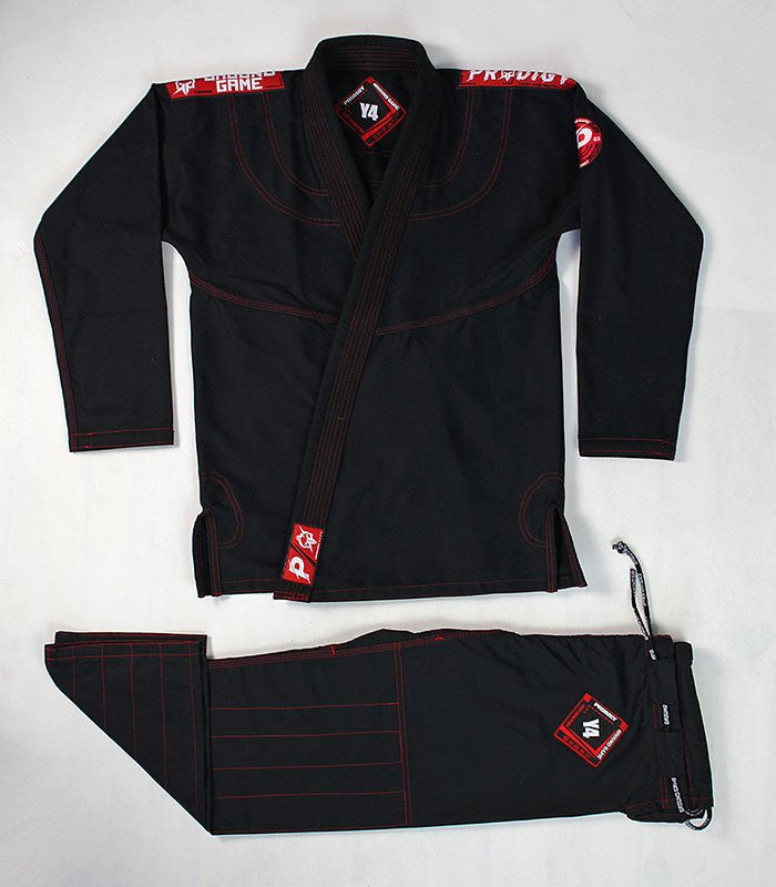 GI za BJJ za najstnike Prodigy (črn) + PAS brezplačno
