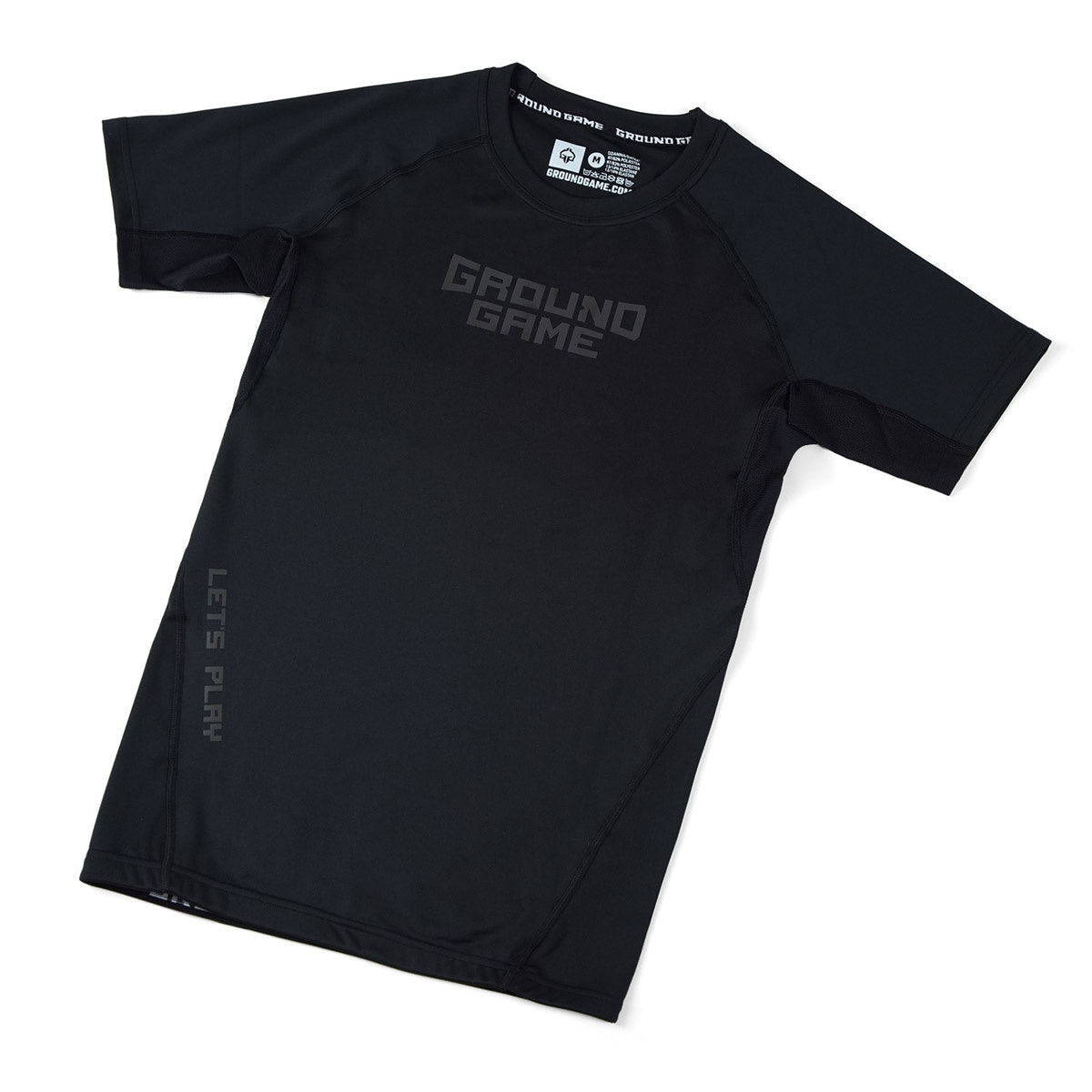 Rashguard Athletic Shadow Black s kratkimi rokavi