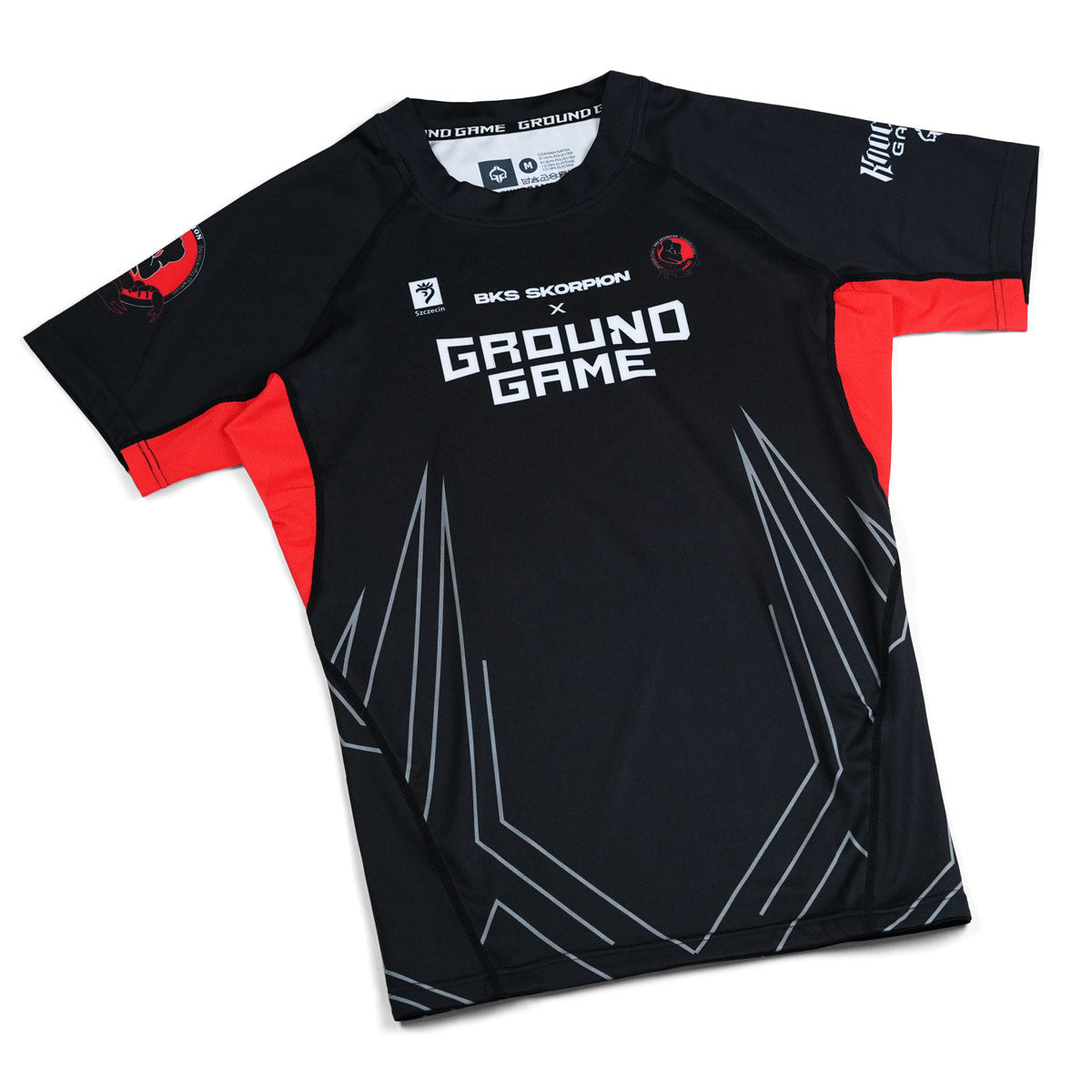 Kratkorokavni rashguard BKS Skorpion (črn)