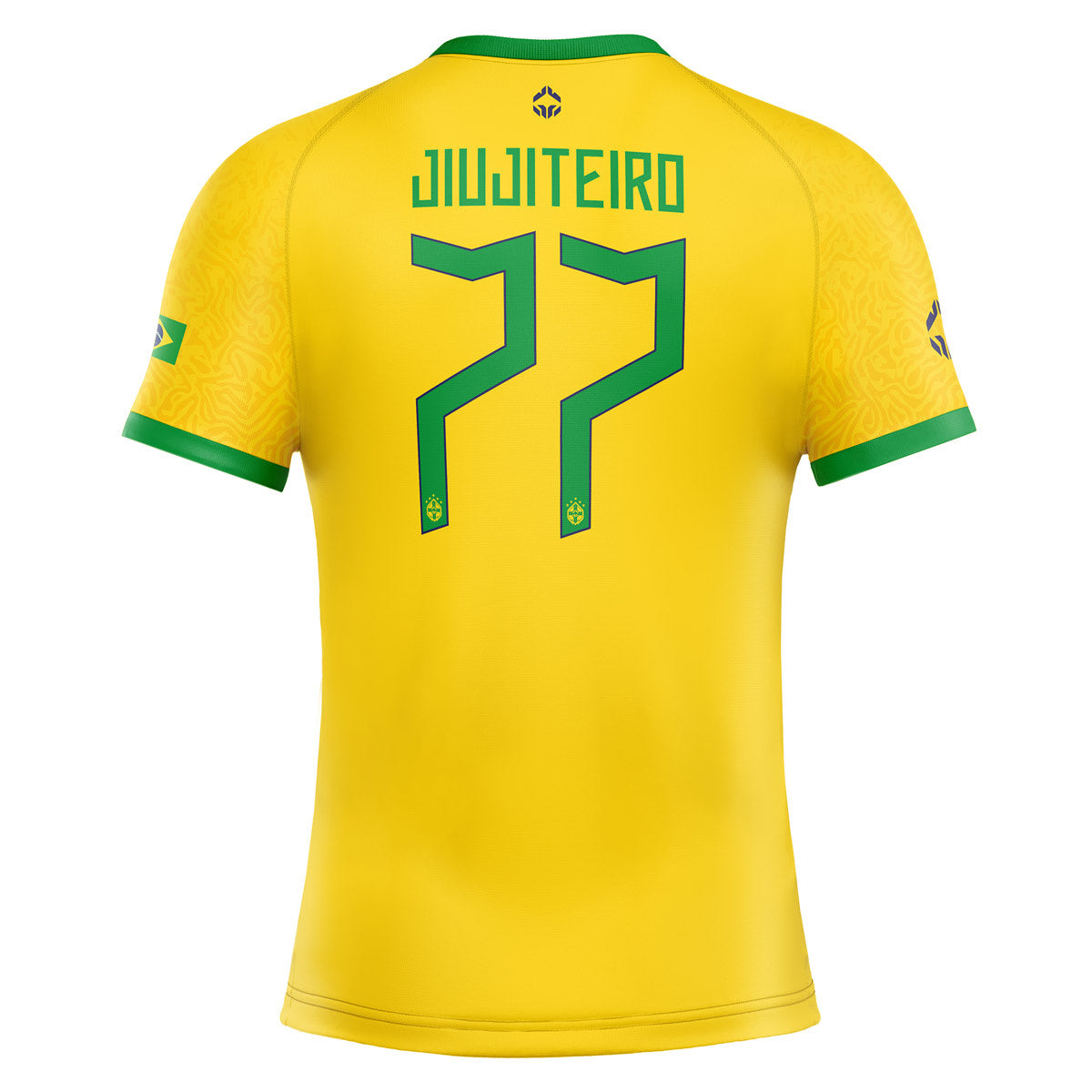 Rashguard Brazil Football s kratkimi rokavi