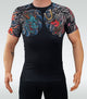 Rashguard Bushido 3.0 s kratkimi rokavi (črn)
