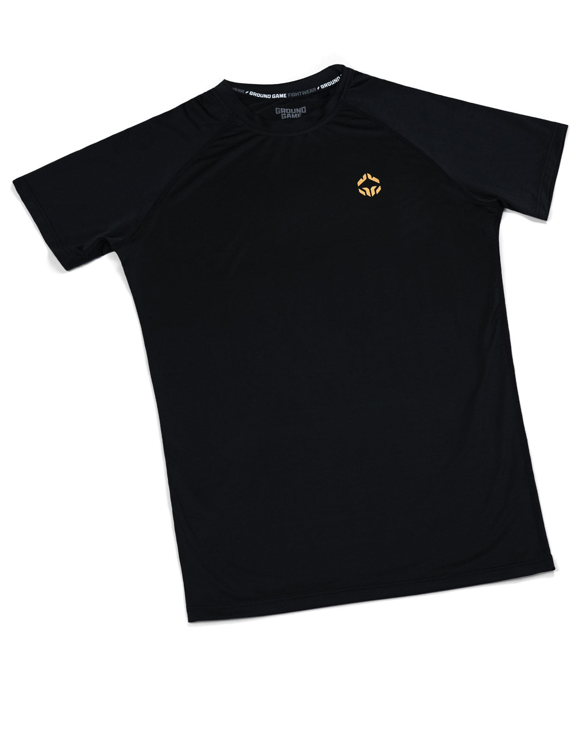Rashguard Essential Gold s kratkimi rokavi