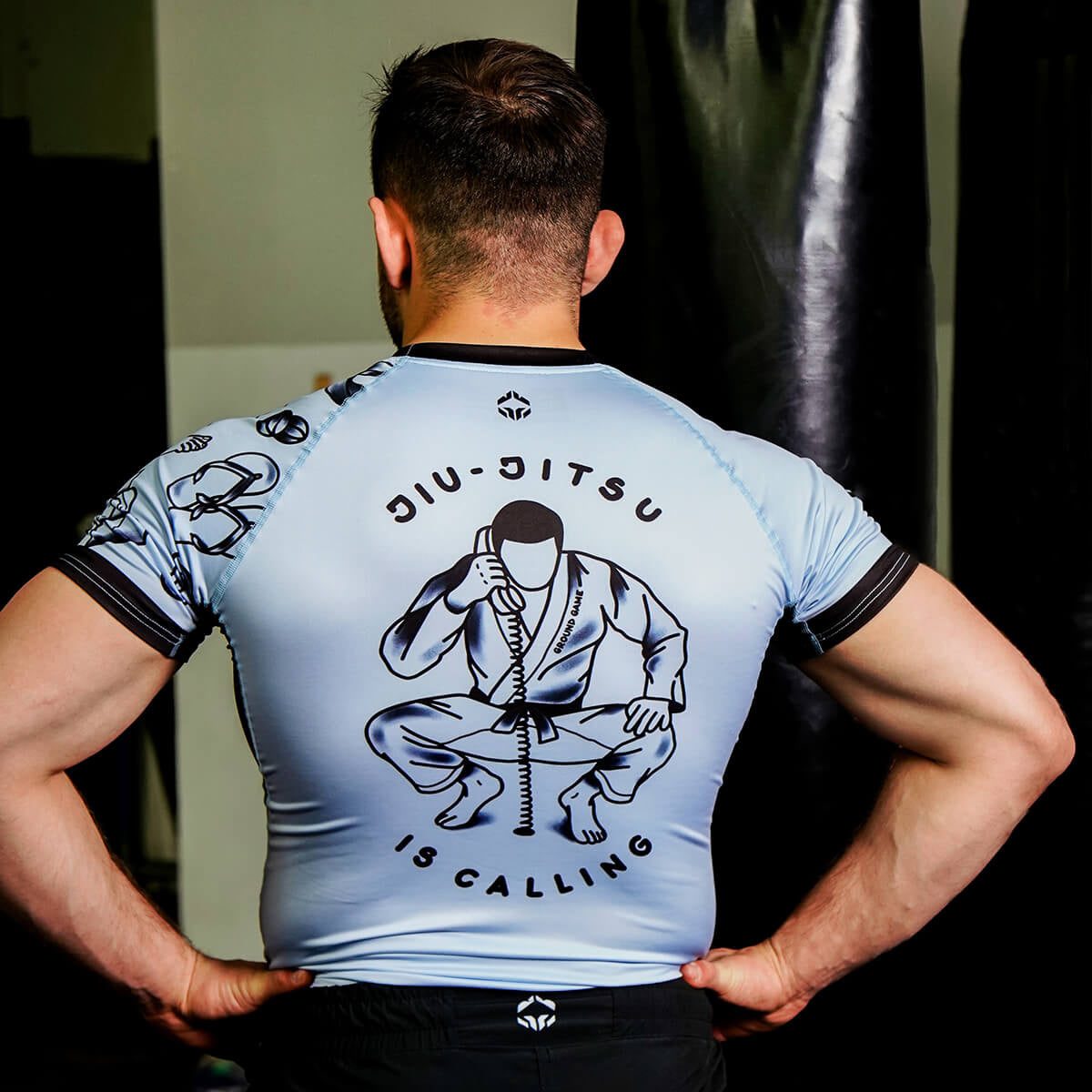 Rashguard Jiu-Jitsu is Calling x Noize s kratkimi rokavi