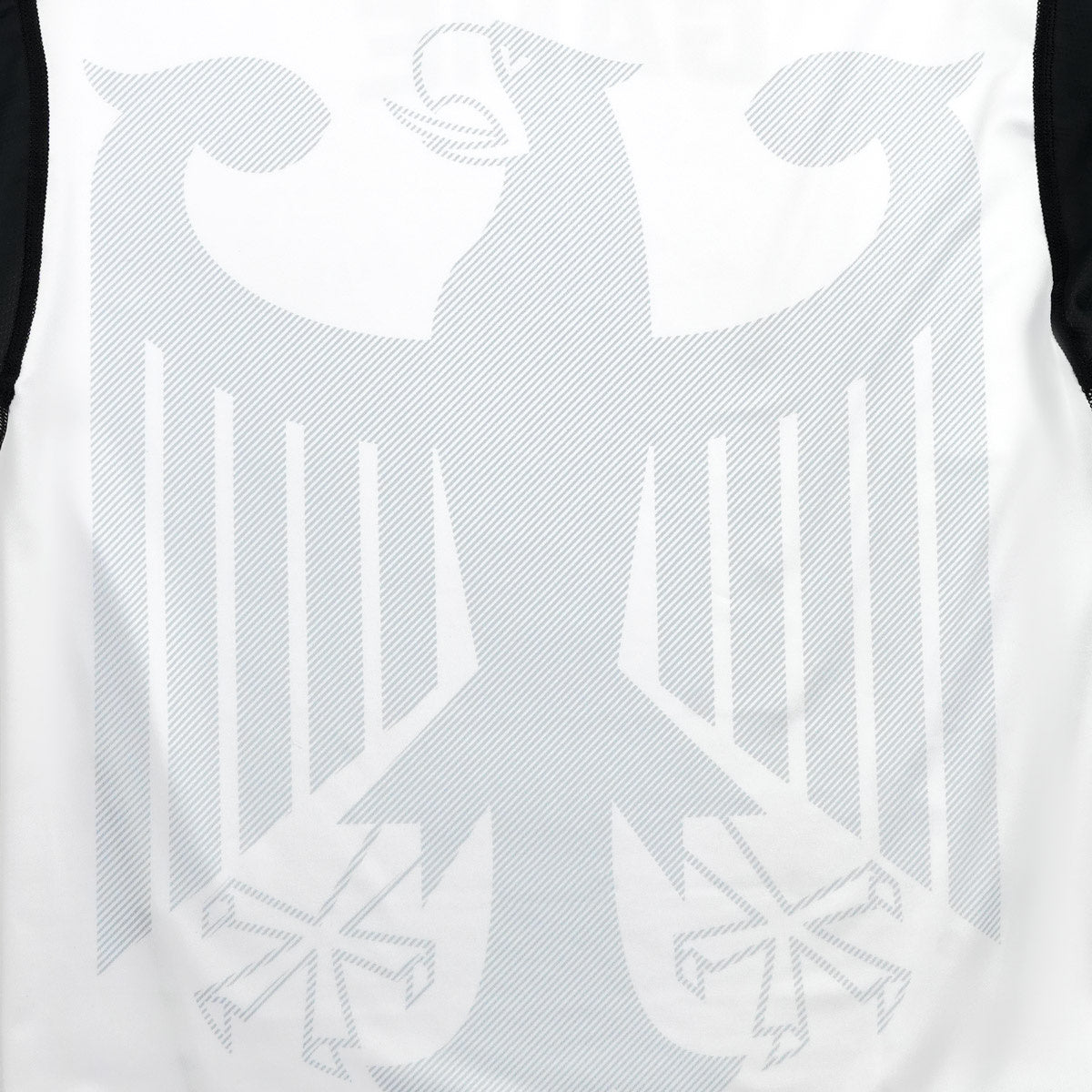 Rashguard Nemčija s kratkimi rokavi (bel)