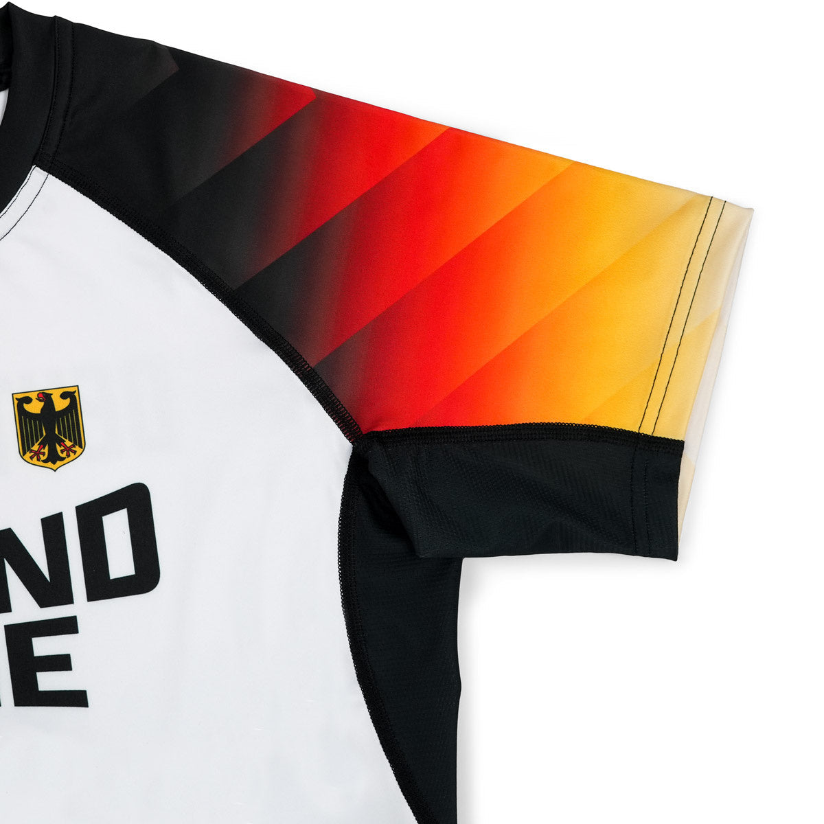 Rashguard Nemčija s kratkimi rokavi (bel)