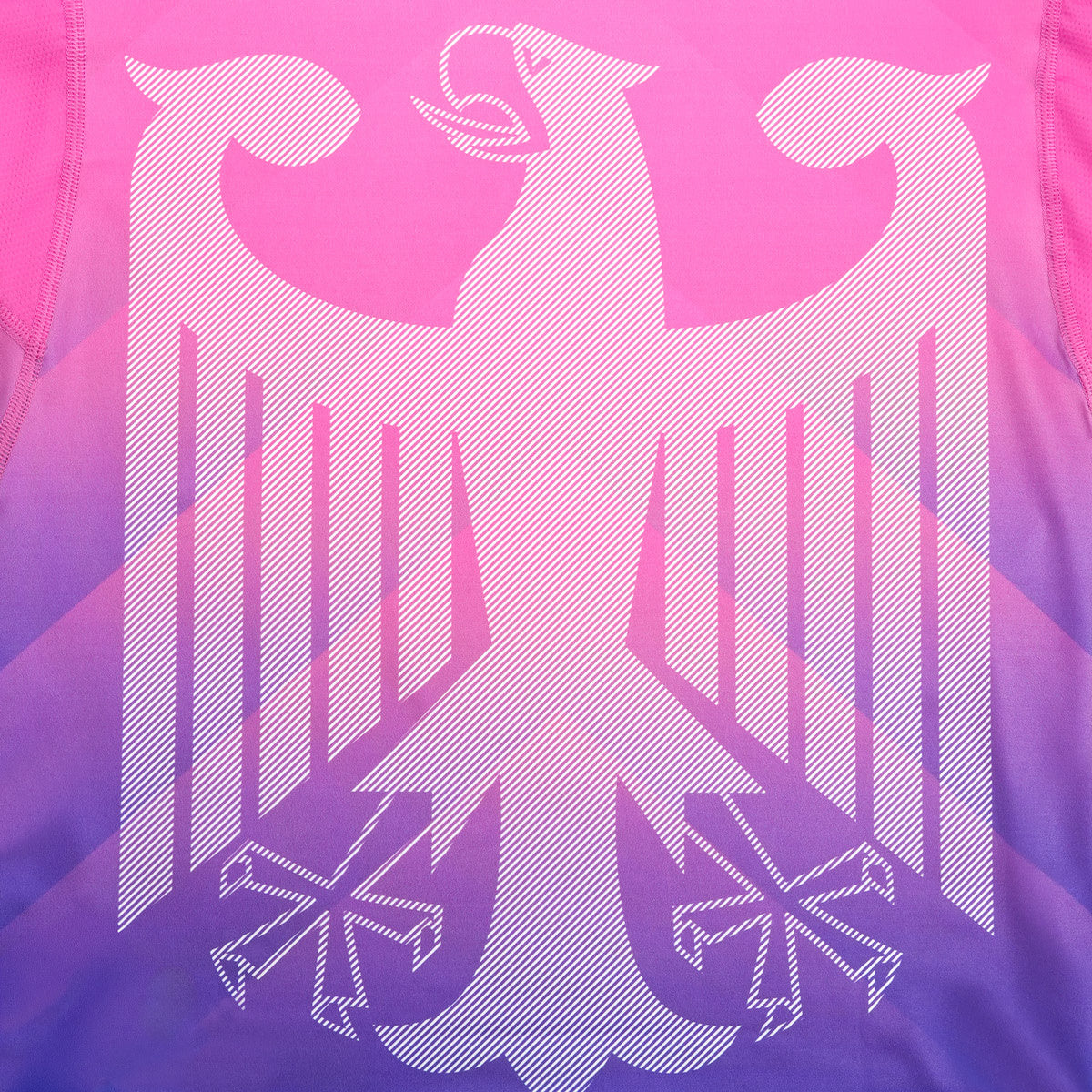 Rashguard Nemčija, kratki rokavi (rožnat)