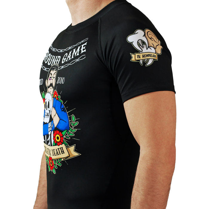 Rashguard Oldschool s kratkimi rokavi
