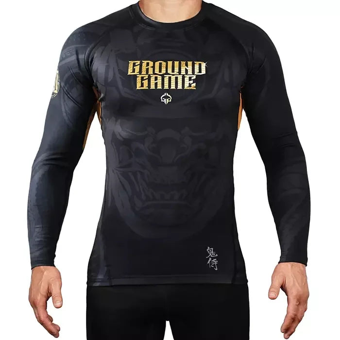 Rashguard Oni Samurai z dolgimi rokavi
