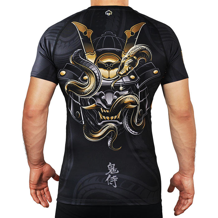 Rashguard Oni Samurai s kratkimi rokavi