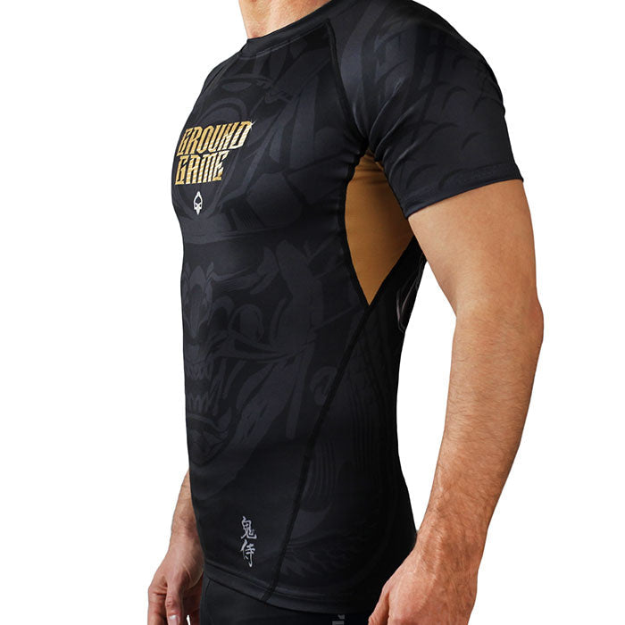 Rashguard Oni Samurai s kratkimi rokavi