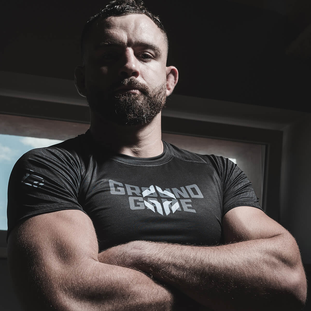 Rashguard Samurai Shadow s kratkimi rokavi