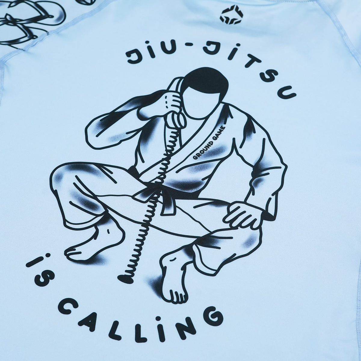 Ženski rashguard Jiu Jitsu is Calling x Noize s kratkimi rokavi