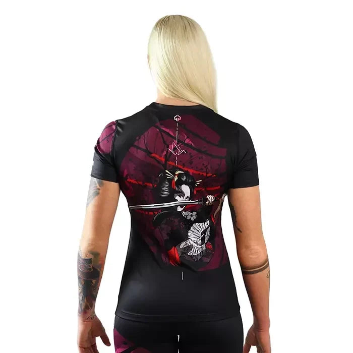 Ženski rashguard Tsuru Warrior s kratkimi rokavi
