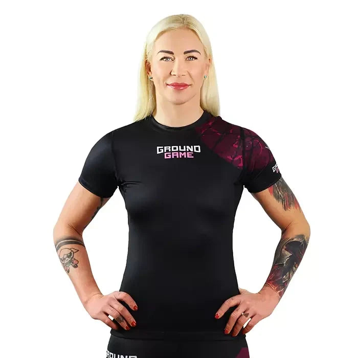 Ženski rashguard Tsuru Warrior s kratkimi rokavi