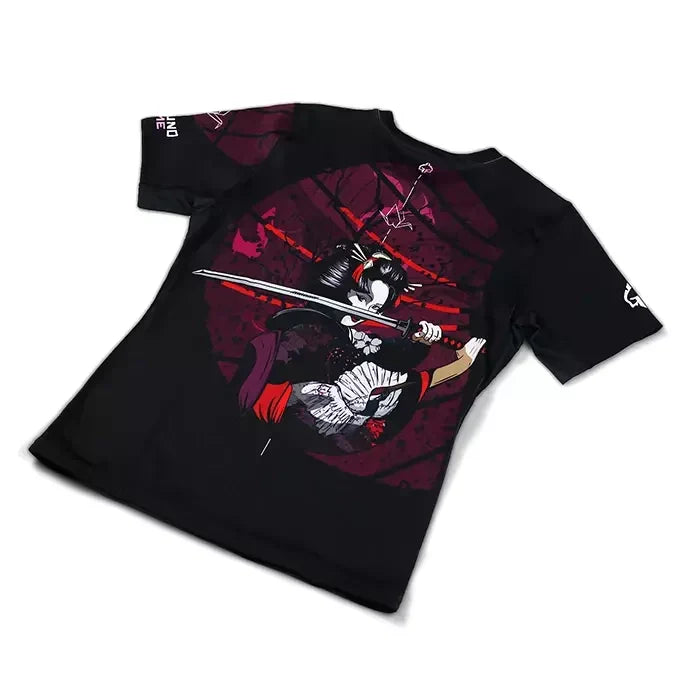Ženski rashguard Tsuru Warrior s kratkimi rokavi