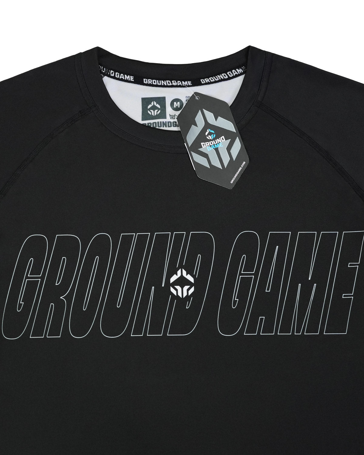 Rashguard za BJJ v barvi lestvice IBJJF 2.0 (črn)