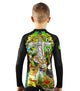 Otroški rashguard Brasil z dolgimi rokavi