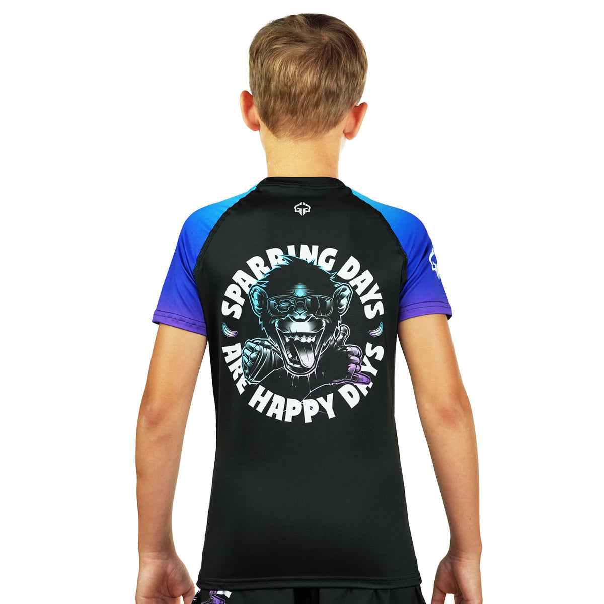 Otroški rashguard Cheeky Monkey s kratkimi rokavi