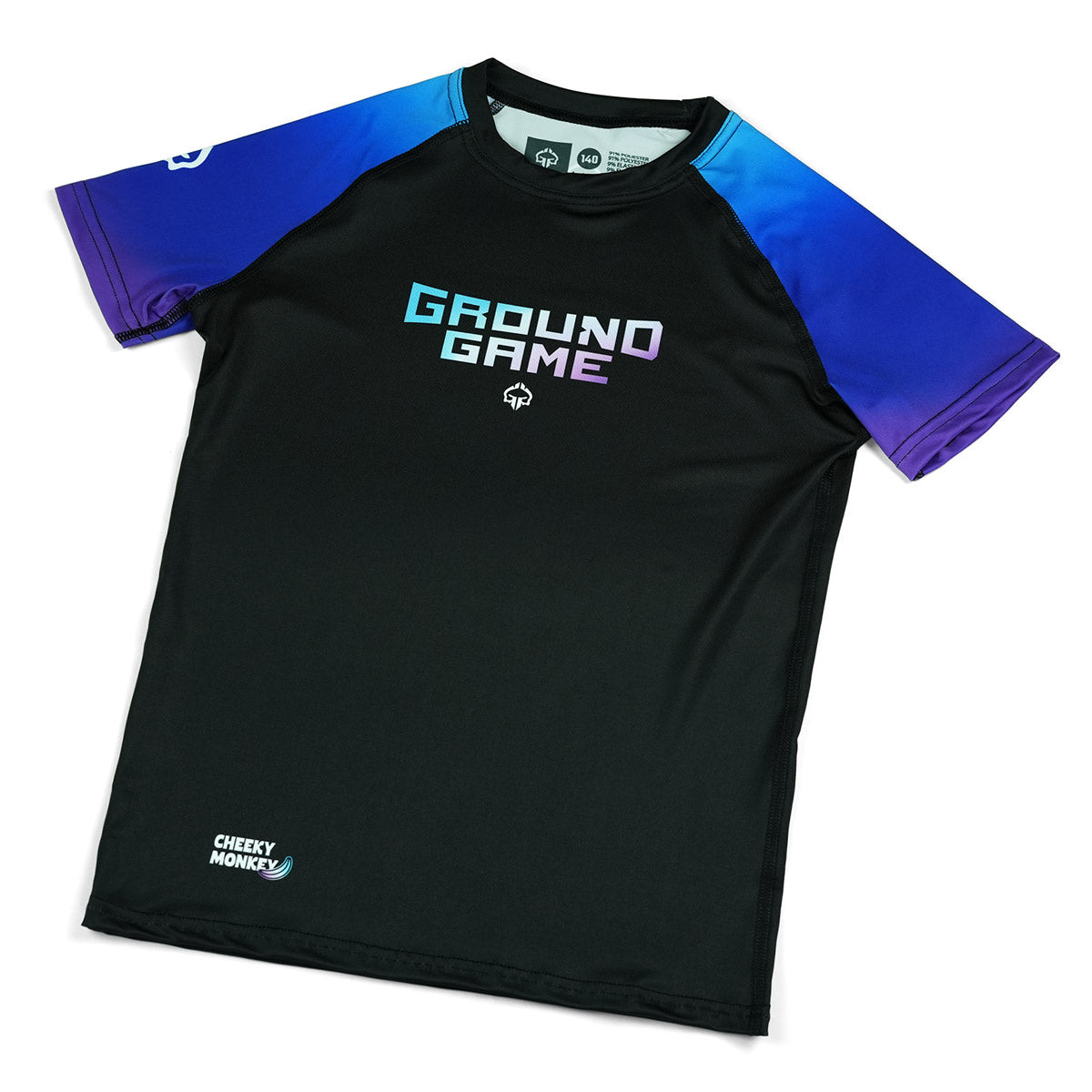 Otroški rashguard Cheeky Monkey s kratkimi rokavi