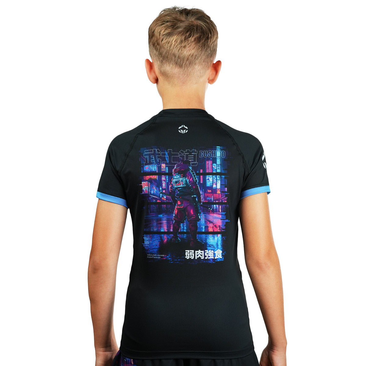 Otroški rashguard Cyber Samurai s kratkimi rokavi