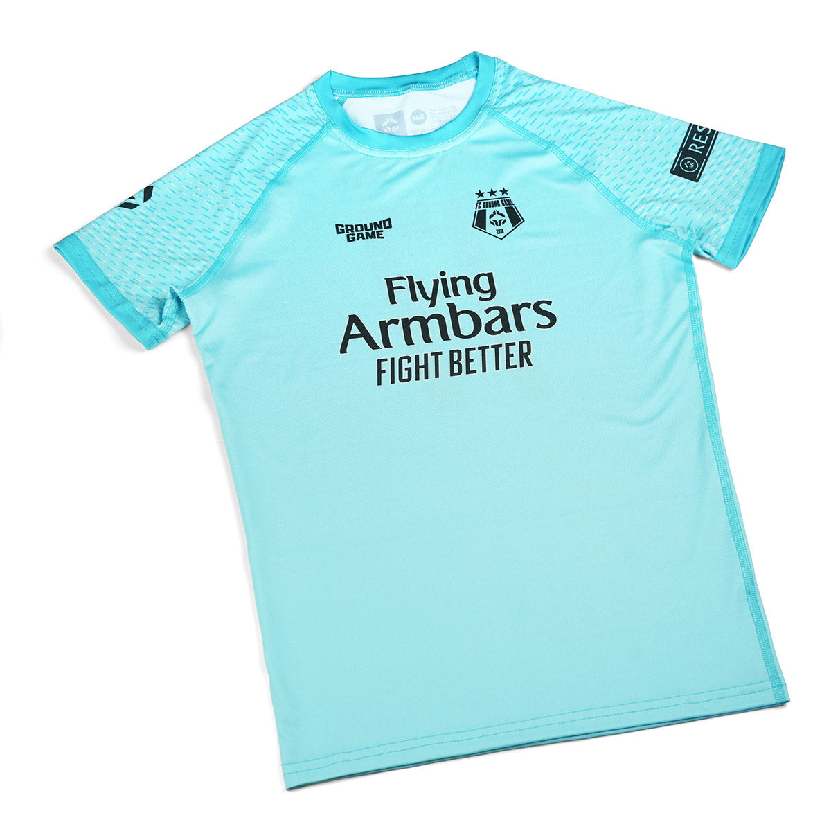 Otroški rashguard FC Armbar s kratkimi rokavi (mint)