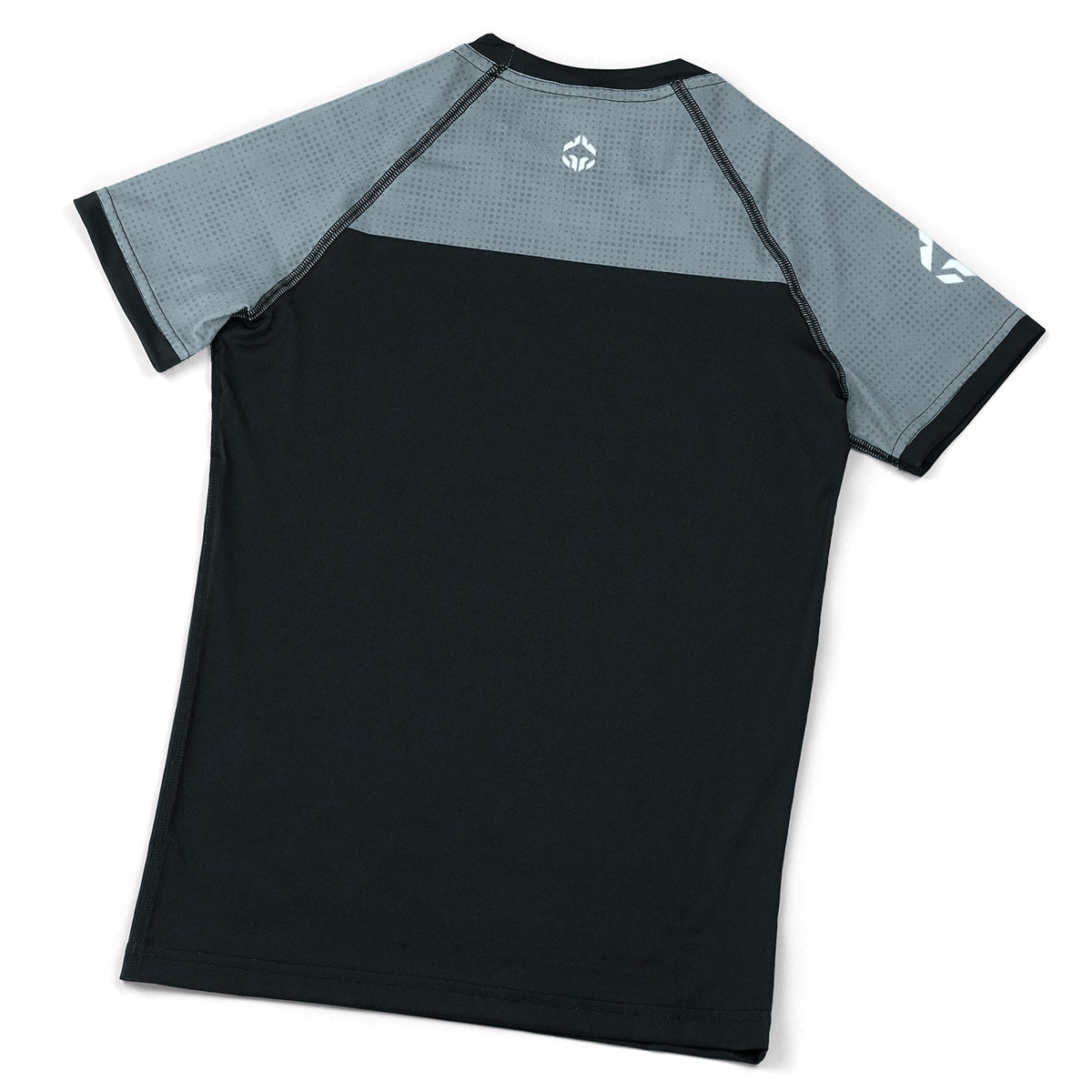 Otroški rashguard IBJJF Kids s kratkimi rokavi (siv)