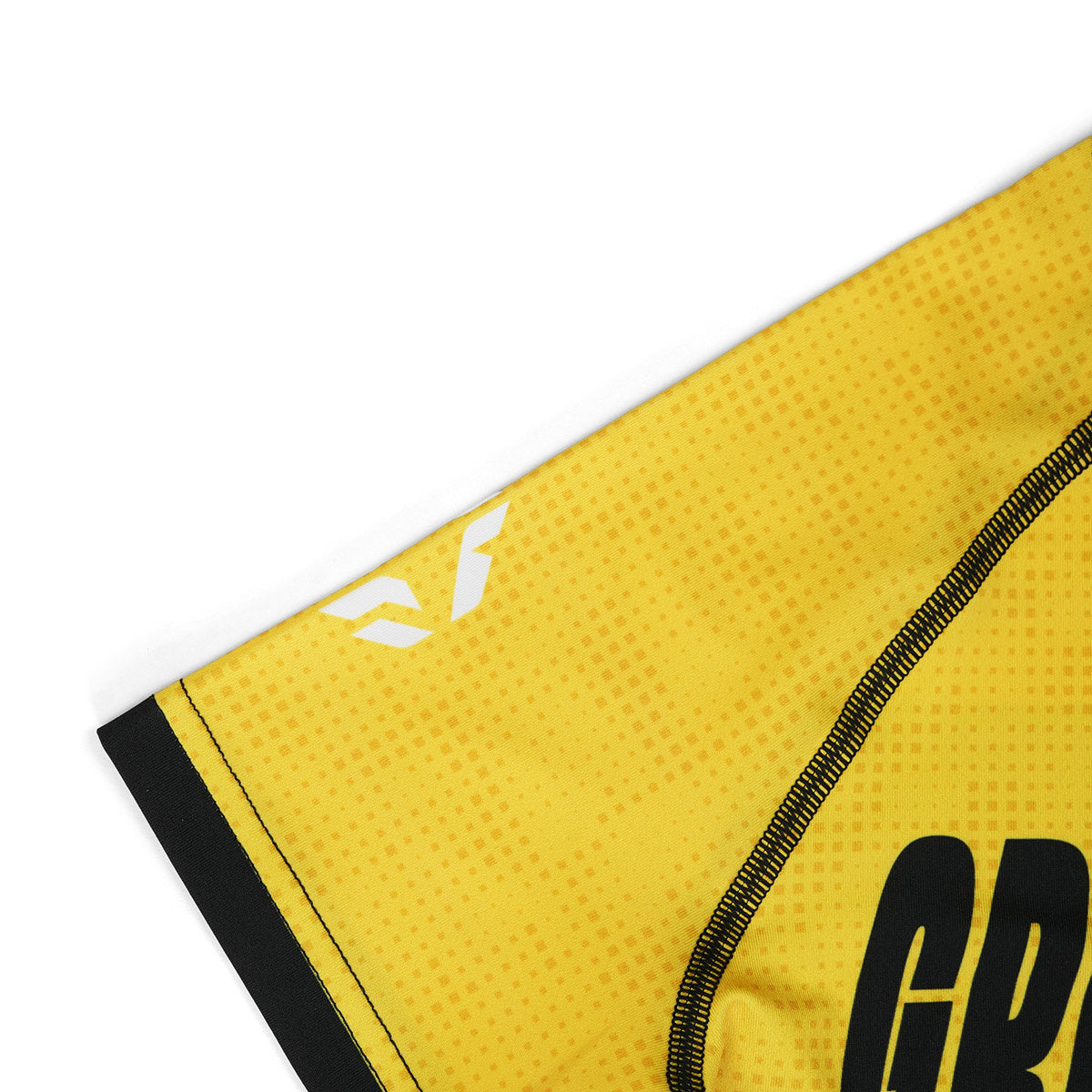 Otroški rashguard IBJJF Kids s kratkimi rokavi (rumen)