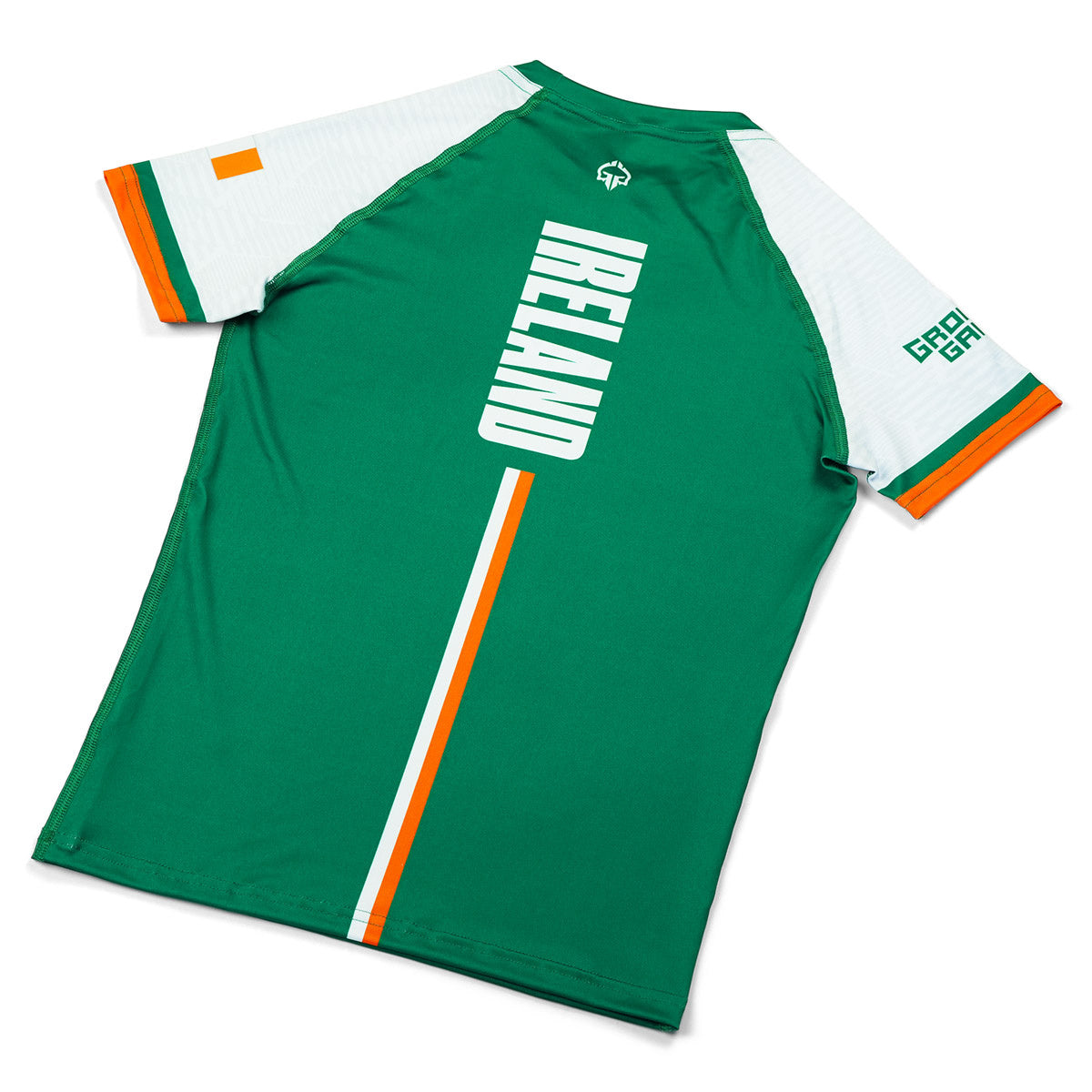 Otroški rashguard Irska s kratkimi rokavi (zelen)