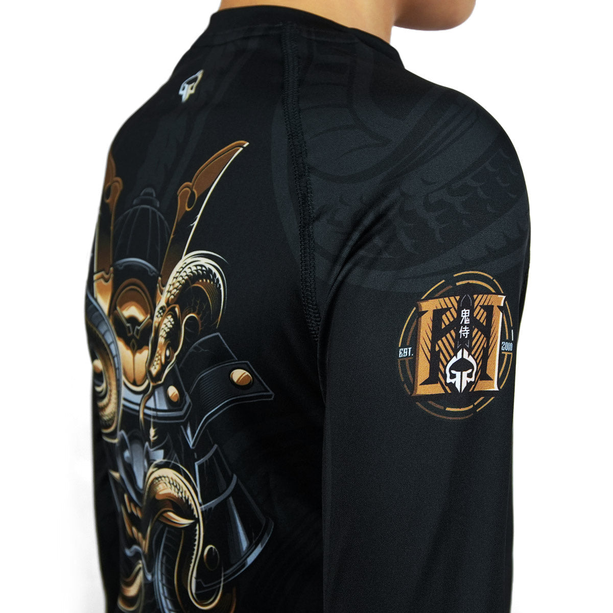 Otroški dolgorokavni rashguard Oni Samurai
