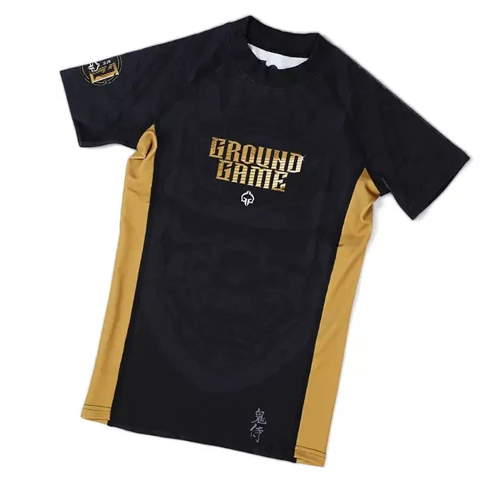 Otroški rashguard Oni Samurai s kratkimi rokavi