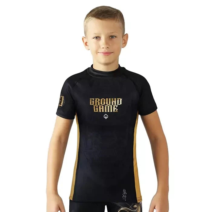 Otroški rashguard Oni Samurai s kratkimi rokavi