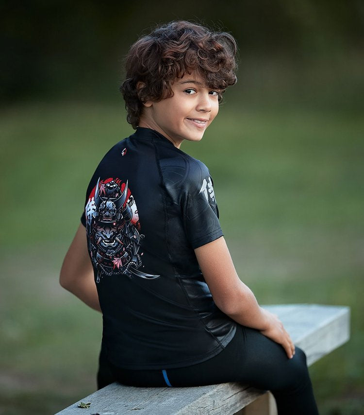 Otroški rashguard Samurai 2.0 s kratkimi rokavi