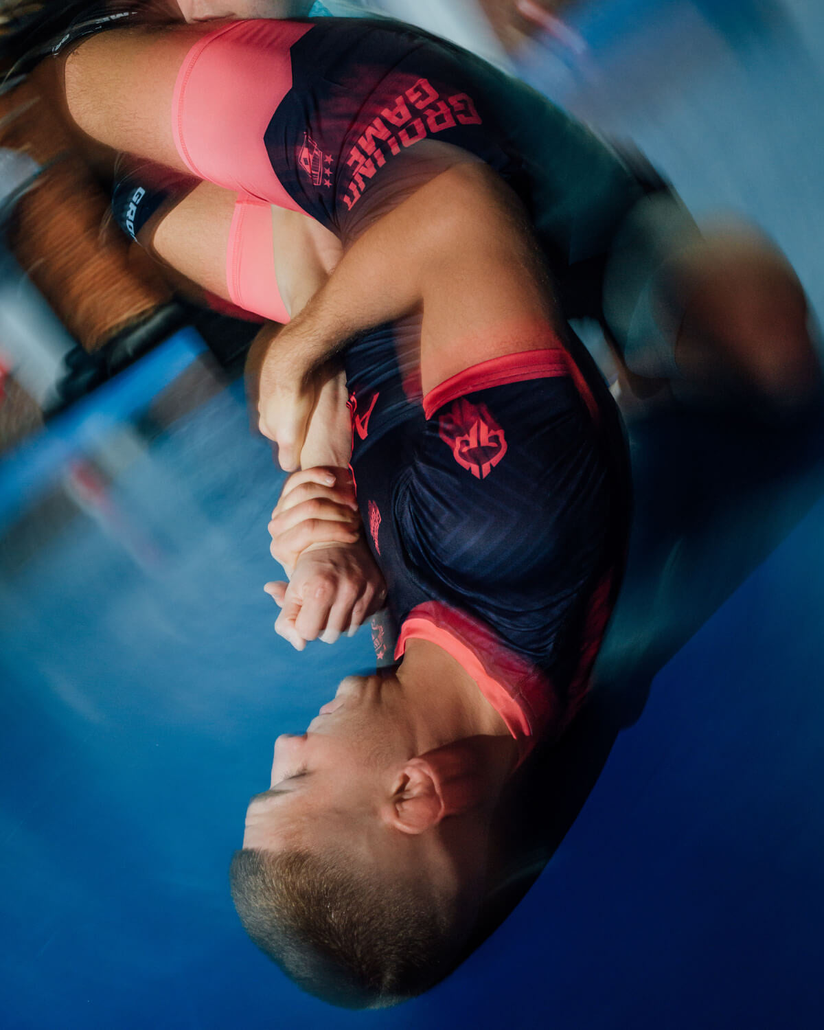 Dvoslojne trening kratke hlače 2-v-1 FC Armbar (mornarsko modre)