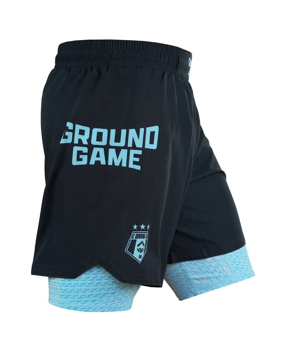 Dvoslojne trening kratke hlače 2v1 FC Armbar (mint)