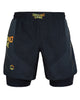 Dvoslojne trening kratke hlače 2v1 Gold 2.0