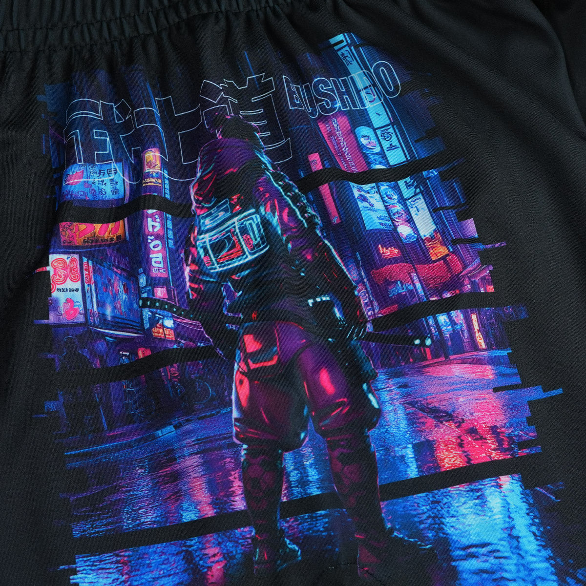 Otroške trening kratke hlače Cyber Samurai