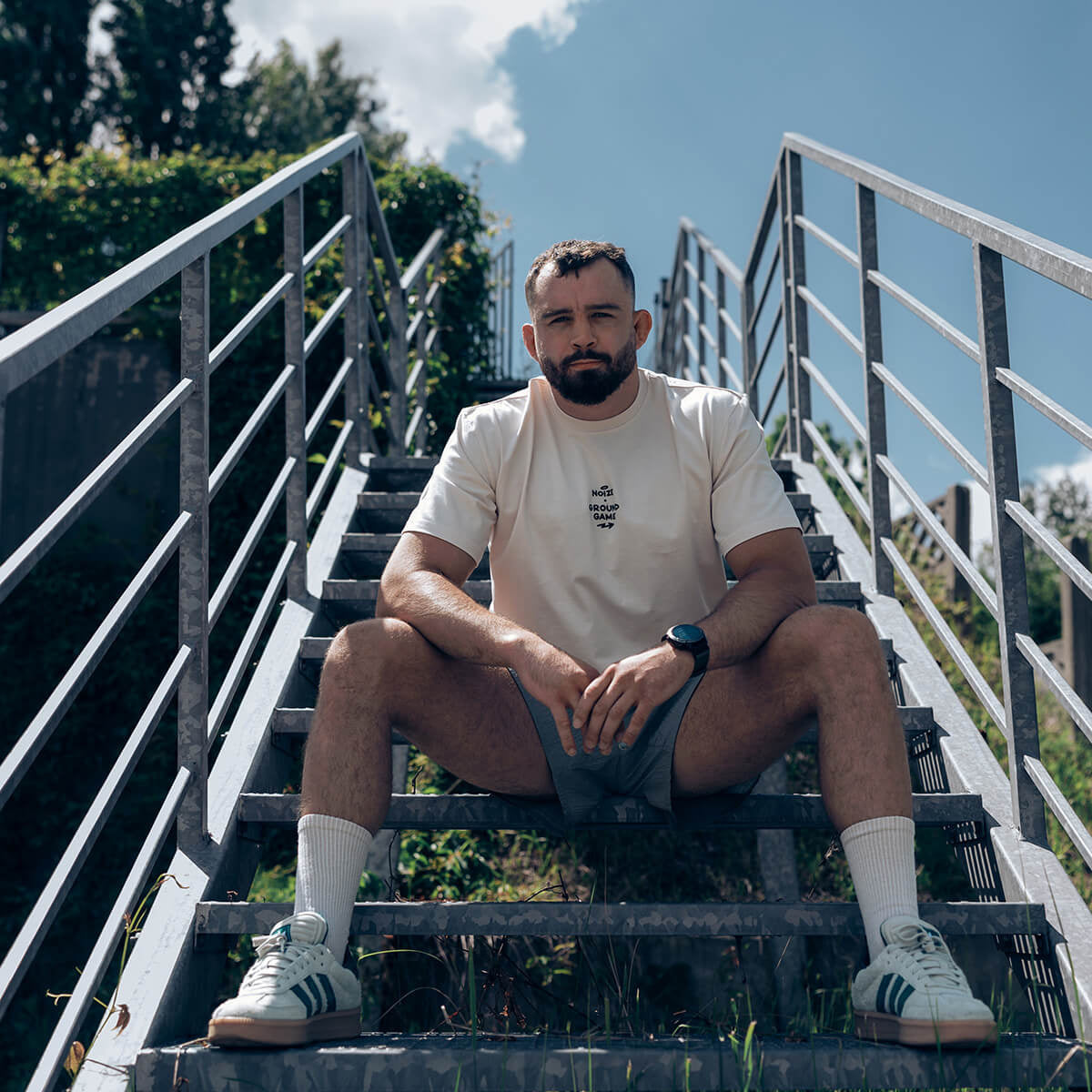 Oversize majica Jiu-Jitsu is Calling x Noize (bežna)